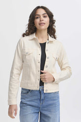 Blouson en Jean's Fransa Beige